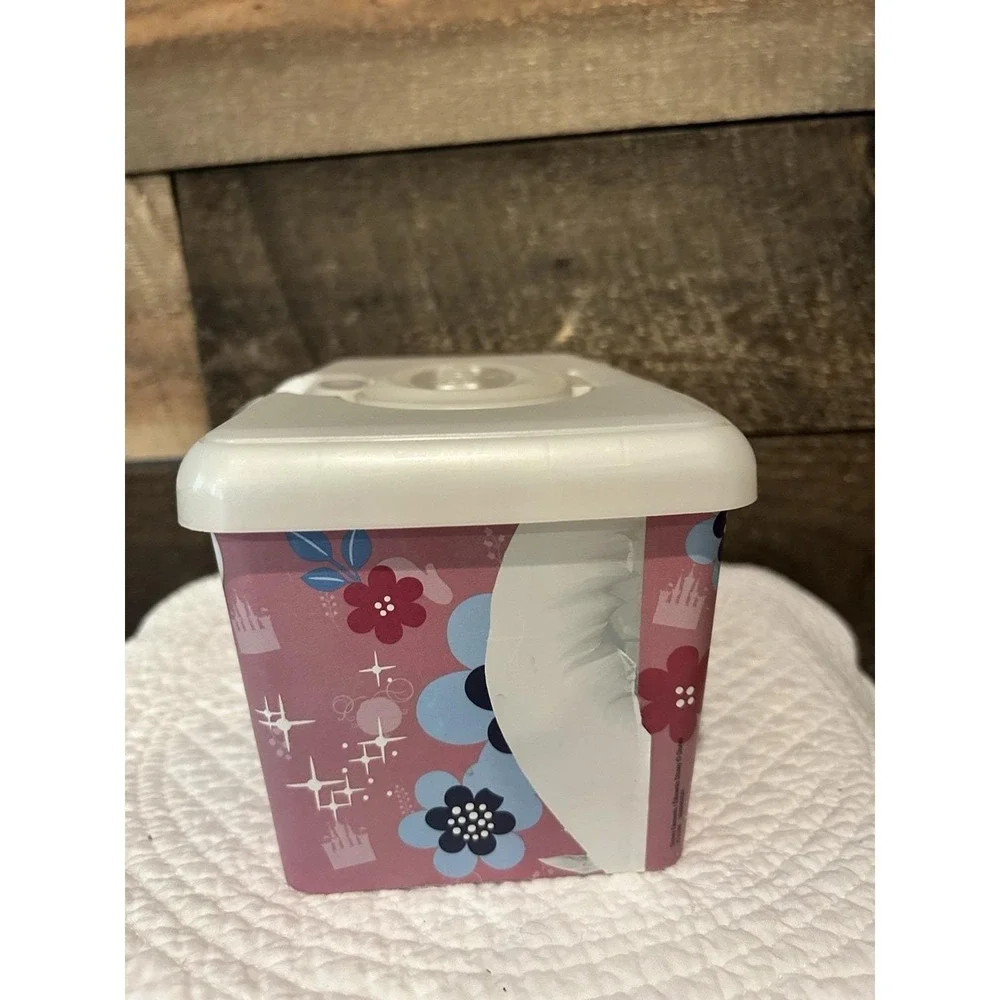 Huggies Baby Wipes EMPTY Container With Pop Up Top Disney Princess Cinderella